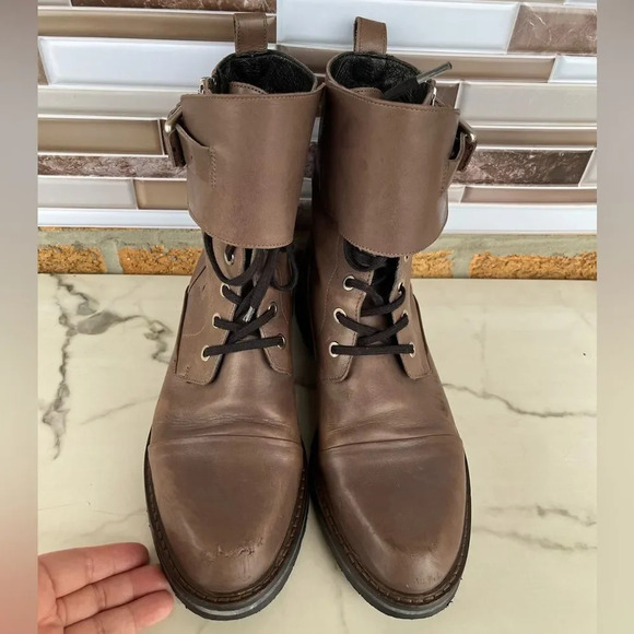 ALLSAINTS Daria Cuffed Combat Boot 39/8.5 - Picture 3 of 15